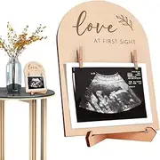Ultrasound Photo Frame, Ultrasound Photo Frame | Double Sided Wooden Ultrasound Frames, Photo Frame, Poster, Pregnancy Announcement Frame, Baby Announcement Sign, Photo Frame Decoration