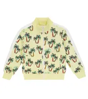 [Palm Angels Kids] Palm Angels Kids Printed jersey track jacket Y 12 yellow