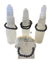 Aromatherapy LavaStone Bracelet 8mm