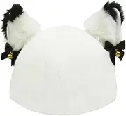 Ski Helmet Cover, Bells Cat Ears Helmet Wrap, Helmet Accessories for Skiing, Elastic Washable Helmet Cover, Helmet Decoration for Snowboard, Cat Ears Helmet Cover, Ski Helmet Decoration