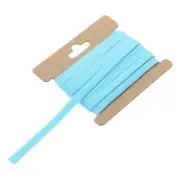 1/4 Inch Double Fold Bias Tape Continuous Bulk Bias Tape(Light Blue 6 Yards)