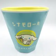 Sanrio Kawaii Cinnamoroll Lemonade Melamine Blue Tumbler Cup 3.5" From Japan