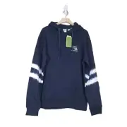 Quicksilver Mens M Engineered Tie-Dye Organic Cotton Hoodie in Navy Blue NEW