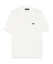 Dolce Gabbana Logo Tag Polo Shirt IT52,IT50,IT48 white