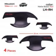 For Mitsubishi L200 Triton 15 - 2019 21 Matte Bowl Insert 4dr Handle Trim Cover