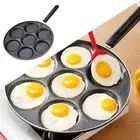 7 Hole Omelet Pan Kitchen Cookware Mini Pancake Egg Maker Burger Non-Stick