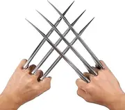 2PCS Safe Sturdy Plastic Wolf Claws Wolve Claws for Adults Halloween Costume Cosplay Props