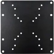 Atdec AC-AP-2020 Mounting Plate for Monitor - Black - 1 Display(s) Supported - 30 kg Load Capacity - 200 x 200, 200 x 100, 100 x 100, 200 x 150, 120