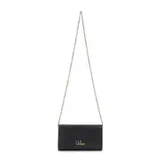 [Chloe] Chloe-Black Buffalo Leather Iconic Shoulder Bag-Donna OS OS