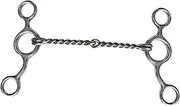 GARENDE Horse Chew Metal Horse Snaffle Bit Training Equipment Equestrian Accessory