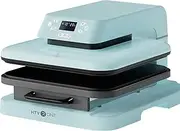HTVRONT Auto Heat Press Machine - 15"x15" Smart Autopress for T-Shirts - Heat Up Fast & Distribute Heat Evenly, Intelligent T-Shirt Press Machine for HTV, Sublimation, Heat Transfer Projects (Blue)