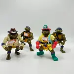 【漫坑】90'S PLAYMATES 忍者龜 TMNT 多納泰羅 DONATELLO 消防員 風衣 可動公仔 玩具 人偶