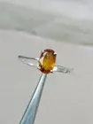 1.40 Ct Yellow Sapphire Minimalist Solitaire Ring 925 Solid Sterling Silver