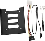 ARTIBETTER Computer Hard Drive Mounting Bracket 2.5-inch to 3.5-inch Ssd Adapter Black