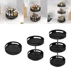 Lazy Susan Organizer Decorative 360° Access for Cabinet Craft Room Table Top