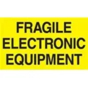 1000 - #DL2441 3x5" Fragile Electronic Equipment Label