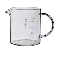 在飛比找momo購物網優惠-【Tiamo】玻璃咖啡下壺量杯 450ml-厚款(HG218