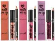 BARRY M Matte Me Up METALLIC Lip Kit - CHOOSE SHADE - NEW Boxed