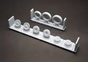 CEM72011 1/72 F-8 and RF-8 Crusader Early Style Wheel Set