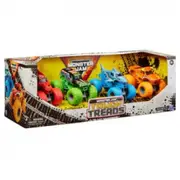 Monster Jam 1:64 Tough Treads Diecast, 4 Pack