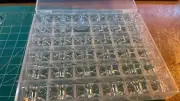 36Pcs Bobbins for Sewing Machine, Plastic Bobbins with Case for Bro-Ther/Sin-ger