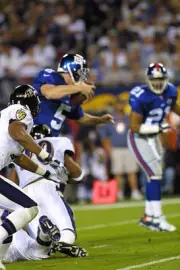 Kerry Collins at Super Bowl XXXV at Raymond James Stadium in Tampa- Old Photo 3