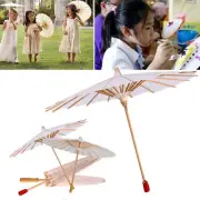 20-60cm White Color Paper Decorative Umbrella Parasol Wedding Bridal Party Decor