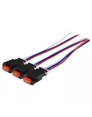 3 Motorcycle Switch Hazard Light Switch Button Emergency Lamp Warning 3 Wires