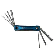 7Pcs Folding Hex Key Set Allen tools Wrench Allan Pocket Chrome Tool