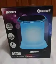 2Boom AURA Led Wireless Speaker Color Changing Bluetooth New In Box