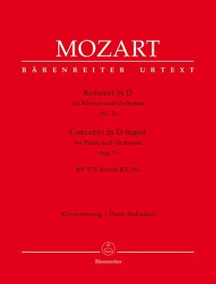 Piano Concerto No. 5 K. 175, Rondo Rondo K. 382 in D maj
