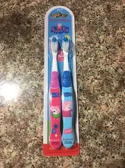 NIP Brush Buddies Peppa Pig And George 2 Pack Kids Soft Toothbrush