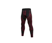 Men'S Compression Pants Cool Dry Workout Tights - Red