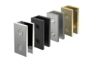 Shower Panel/Shelf Bracket/Clamp- Chrome/ Black/Brushed Nickel/Glold