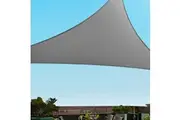 Instahut Shade Sail Cloth Shadecloth Canopy Triangle 280gsm 5x5x7.1m