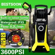 3600PSI High Pressure Washer Electric Pump Water Cleaner 8M Hose Gurney 2200W