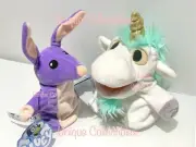 Bluey Mini Plush Unicorse and Bob Bilby Puppet Plush Bundle Brand NEW
