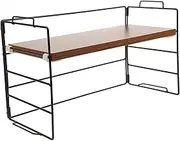 FUNOMOCYA Desktop Organizer Rack Stylish Storage Shelf for Office Home for Makeup Desk Organizers Toiletries Lightweight Design Finish