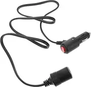 HEALEEP Universal Power Cord for Vehicles 12v/24v 1m Extension Cable Cigarette Lighter Socket for Electronics