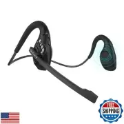 Golvery Latest Bluetooth 5.3 Headset w/Noise Canceling Boom Mic, Wireless Hea