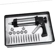 Kitchen Supplies Cookie Decorator Machine 21PCs Cookie Press Baking Set with 13 Shaped Discs 7 Icing Tips