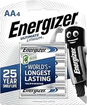 Energizer Ultimate AA Lithium Batteries (4 Pieces)