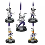 Special Mickey Mouse and Friends Disney 100 Sketchbook Ornament 5-Piece Set NIB