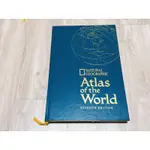 NATIONAL GEOGRAPHIC ATLAS OF THE WORLD 中古國家地理雜誌99燙金版 大本世界地圖集