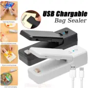 2 IN 1 USB Chargable Mini Bag Sealer Heat Sealers With Cutter Knife Rechargeable