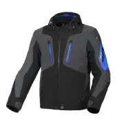 Angle Textile Waterproof Jacket Black Blue