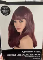 Auburn Electra Wig with Bang
