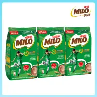 在飛比找momo購物網優惠-【MILO 美祿】巧克力飲品補充包1kg x3包組