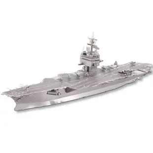 Piececool 3D立體金屬拼圖 企業號核動力航空母艦CVN-65 DIY 戰艦模型積木