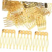 Gogogmee 50pcs DIY Hair Combs Teeth Headdress Comb for Women and Handmade Hair Accessories